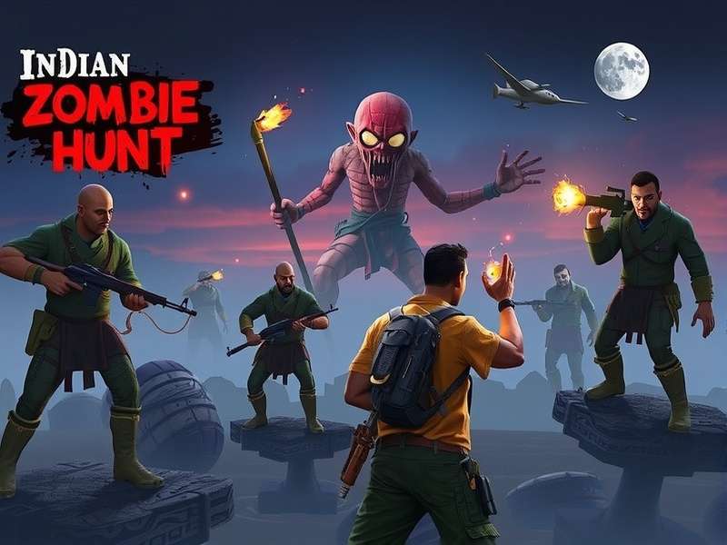 Indian Zombie Hunt Gameplay Screenshot